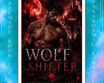 Wolf Shifter Premade Book Cover • Paranormal Romance, Dark Romantasy Ebook (Promotional Video)