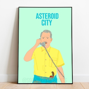 Asteroid City Digital Art Print