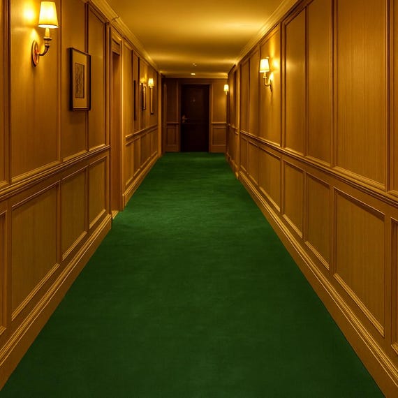 Green Wall to Wall Carpet, Hand Tufted New Zealand Wool Custom Full Room Rug