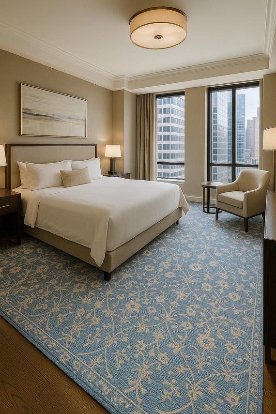 Persian Multy Shade Floral Rug Hand Tufted Wool Rug for Living Room Home Decor Handmade Rug for  Bedroom  Custom Area Rug Carpet