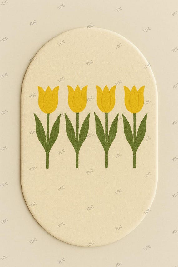 Hand Tufted New Zealand Wool Rug: Modern Floral Botanical Design