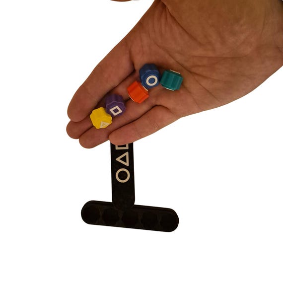 Jeu Coréen Traditionnel 'Gonggi' - Jeu D'Adresse Avec 5 Pierres Colorées - 3