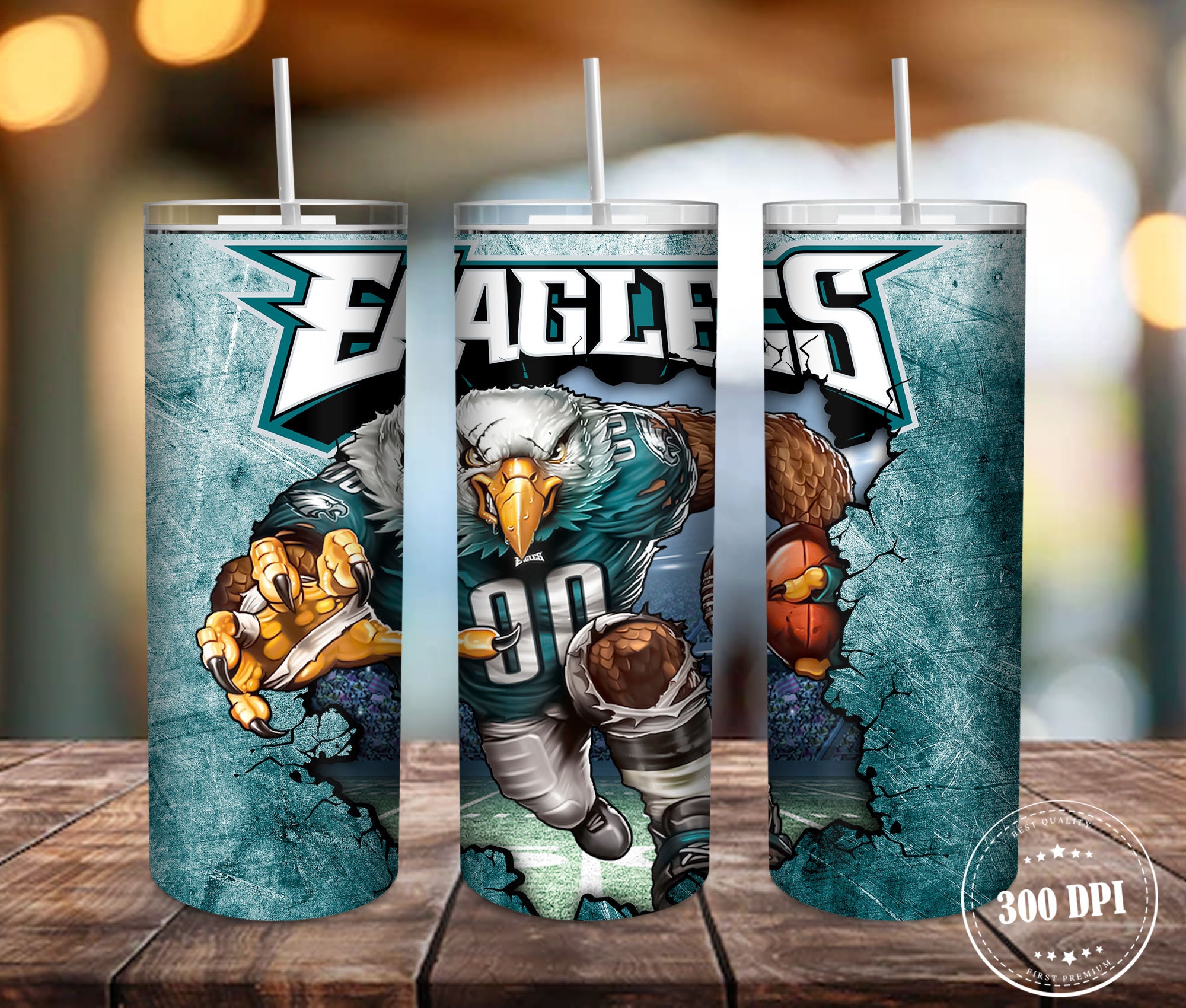 Eagles tumbler – Salina'sBloomingCreations