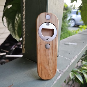 Reclaimed Timber magnetic bottle opener