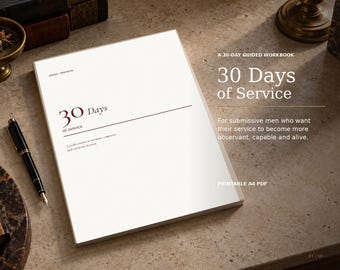 30 Days of Service - DOWNLOADABLE CHALLENGE