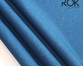 Cortina opaca suave, 90 % de bloqueo de luz, 31 colores, 9 estilos de instalación, cortinas de mezcla de viscosa, cortinas personalizadas para sala de estar y dormitorio