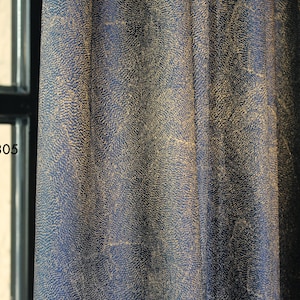 Double Pinch Pleat Jacquard Patterns, Curtain for Bedroom and Living room,5 Color Options, Extra Long Pleated Custom Curtain Panels