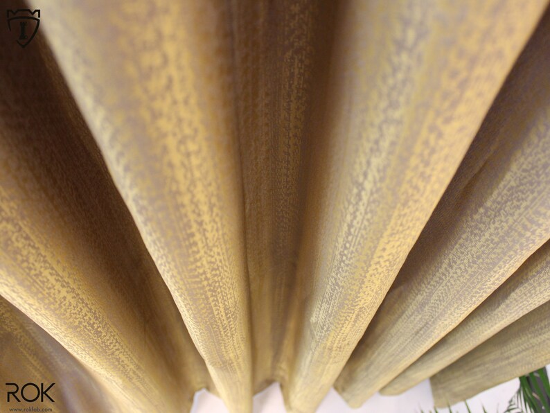 Double Sided Yellow Drapery, Yellow Curtain,yellow Drapes Panels, 6