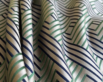 Pinch Pleat Herringbone Curtain , Geometric drapery, Drapery for Living room, Custom Size Drapery, Panel for Living Room, Custom Made Panels