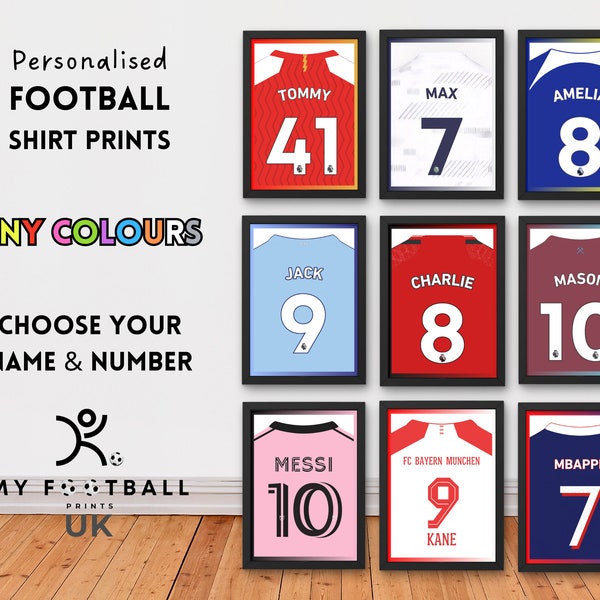 personalised football shirts nike