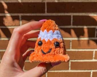 Cono de Tráfico / Traffic Cone Crochet Amigurumi