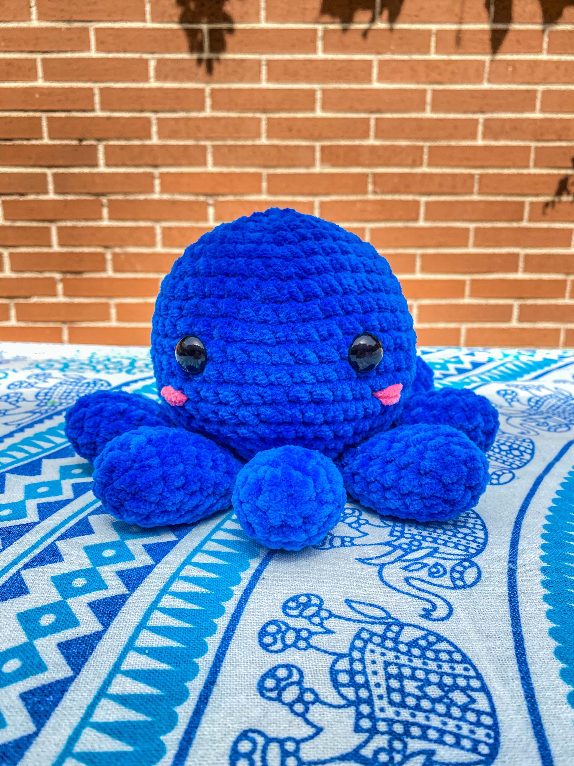 Octopus Pulpa Reversible Peluche Peluche Pulpo Reversible Corte