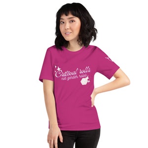 Equality Tshirt: Critical Rolls Not Gender Roles in DND d20