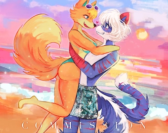 Half/Full Body Furry Commission