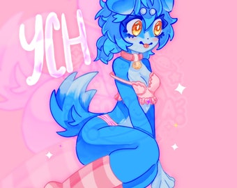 Playful Sitting YCH