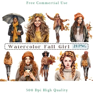 Imágenes Prediseñadas de niña de otoño, imágenes prediseñadas de mujer de otoño, elementos compuestos Png, imagen de mujer negra, fondo transparente, 300 DPI, imágenes prediseñadas de CU de mujer