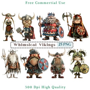 Imágenes prediseñadas de vikingos caprichosos, imágenes prediseñadas de CU de guerreros peculiares de medios mixtos, gráficos de hombres del norte PNG, fondo transparente, imágenes de Thor Loki