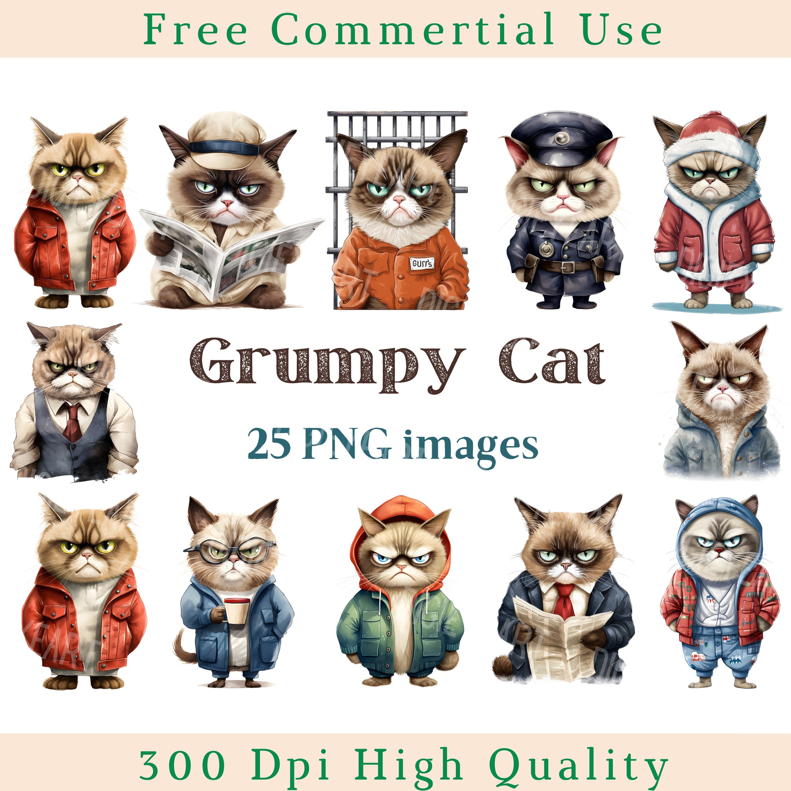 Grumpy Angry Cat Illustration Graphic by Topstar · Creative Fabrica