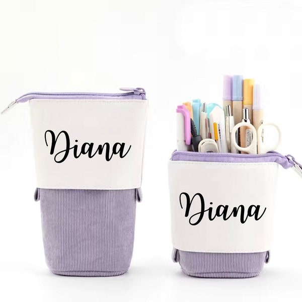 Personalised Stand Up (Telescopic) Pencil Case
