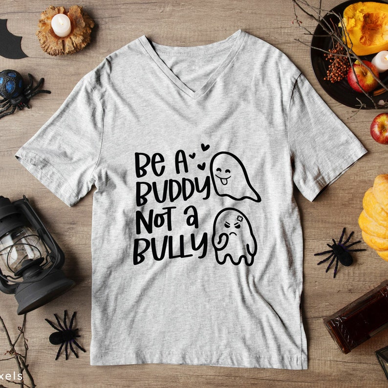 Be A Buddy Not A Bully Svg Png, Stop Bullying, End Bullying Svg, Trendy Bullying Prevention Digital Download Sublimation PNG & SVG Cricut image 9