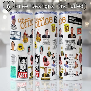 The Office TV Show Merchandise Funny Gift Set, 6pcs The Office Party Decorations, Dunder Mifflin Memorabilia Inspired by The Office, Michael