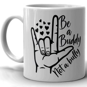 Be A Buddy Not A Bully Svg Png, Stop Bullying, End Bullying Svg, Trendy Bullying Prevention Digital Download Sublimation PNG & SVG Cricut image 6