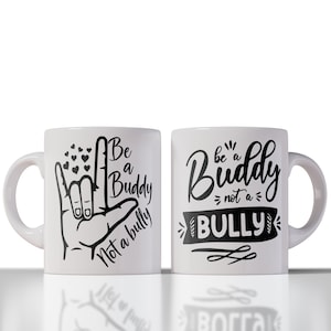Be A Buddy Not A Bully Svg Png, Stop Bullying, End Bullying Svg, Trendy Bullying Prevention Digital Download Sublimation PNG & SVG Cricut image 7