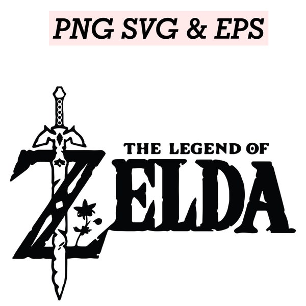 Legend of Zelda Breath of the Wild SVG PNG File download, Download High-Quality Png, Eps, SVG Files for T-Shirt, Mugs Digital File Zelda Png