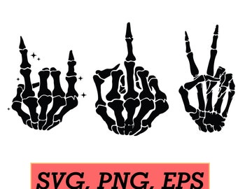 Skeleton Hands SVG, Skeleton PNG, Skull Skeleton Hand Clipart,Halloween Png Cute Halloween SVG, Cricut cutting files Skeleton png Silhouette