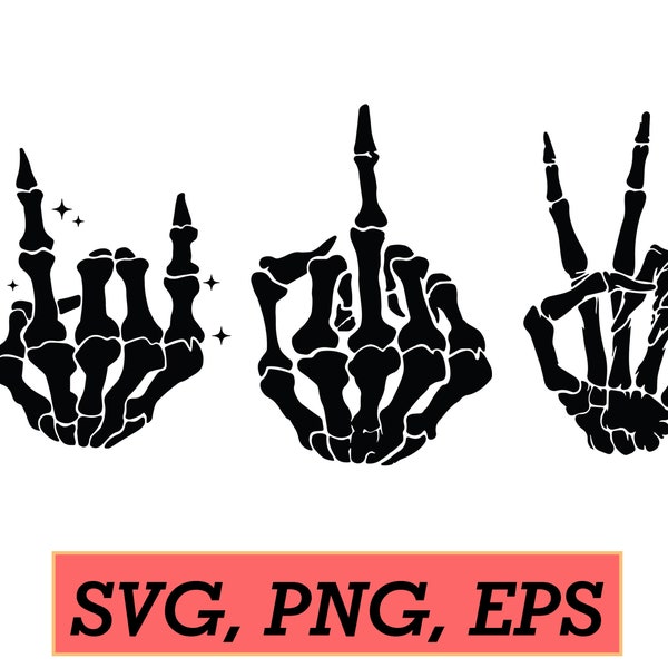 Skeleton Hands SVG, Skeleton PNG, Skull Skeleton Hand Clipart,Halloween Png Cute Halloween SVG, Cricut cutting files Skeleton png Silhouette