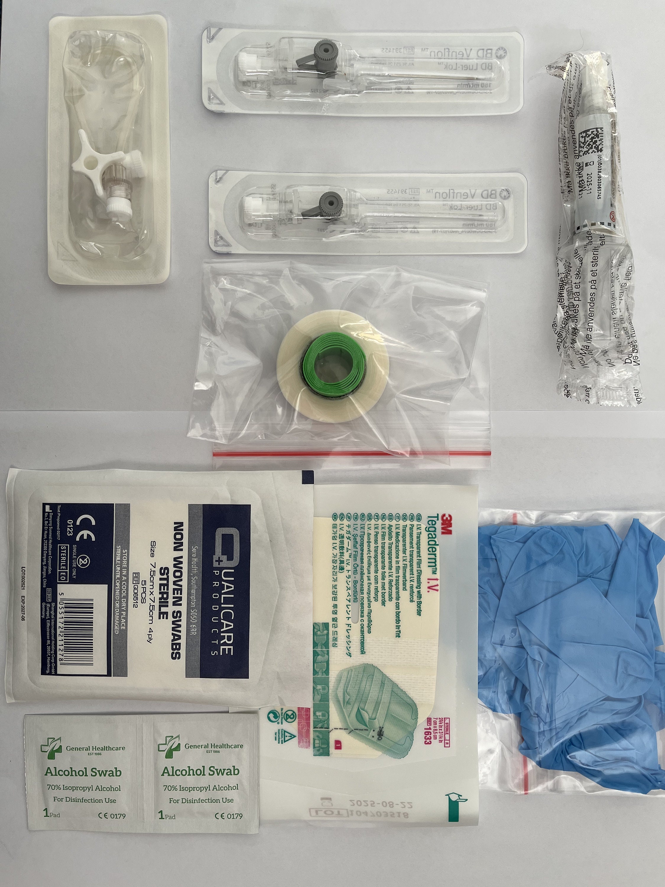 IV Start Kit IV Cannulation Intravenous IV Access 20G Etsy