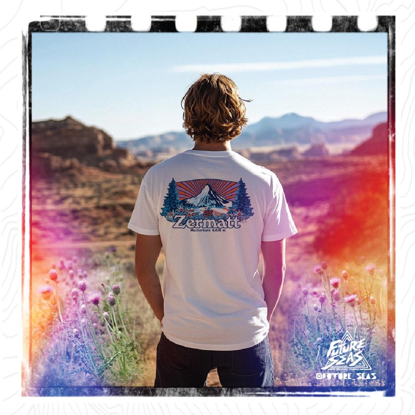 thumbnail image 2 of Zermatt Matterhorn Swiss Alps T-Shirt – Gildan 100% Cotton, All Sizes (Men's) 2 of 5
