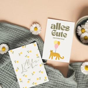 Conjunto de cartões de aniversário cristãos (8 peças) | Designs de cartões modernos com versículos bíblicos e encorajamento | Bênçãos | Presente para entes queridos