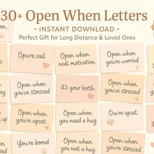 Openen als letters | Bedachtzame berichten | Direct downloaden | Verjaardagscadeau | Digitale brieven | Romantisch cadeau-idee | Bewerkbare sjablonen | Cadeau