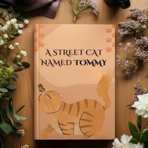 Un gato callejero llamado Tommy / Historia infantil en descarga digital / Cartas imprimibles / Descarga instantánea / Regalo / Historia en descarga digital / Historia infantil