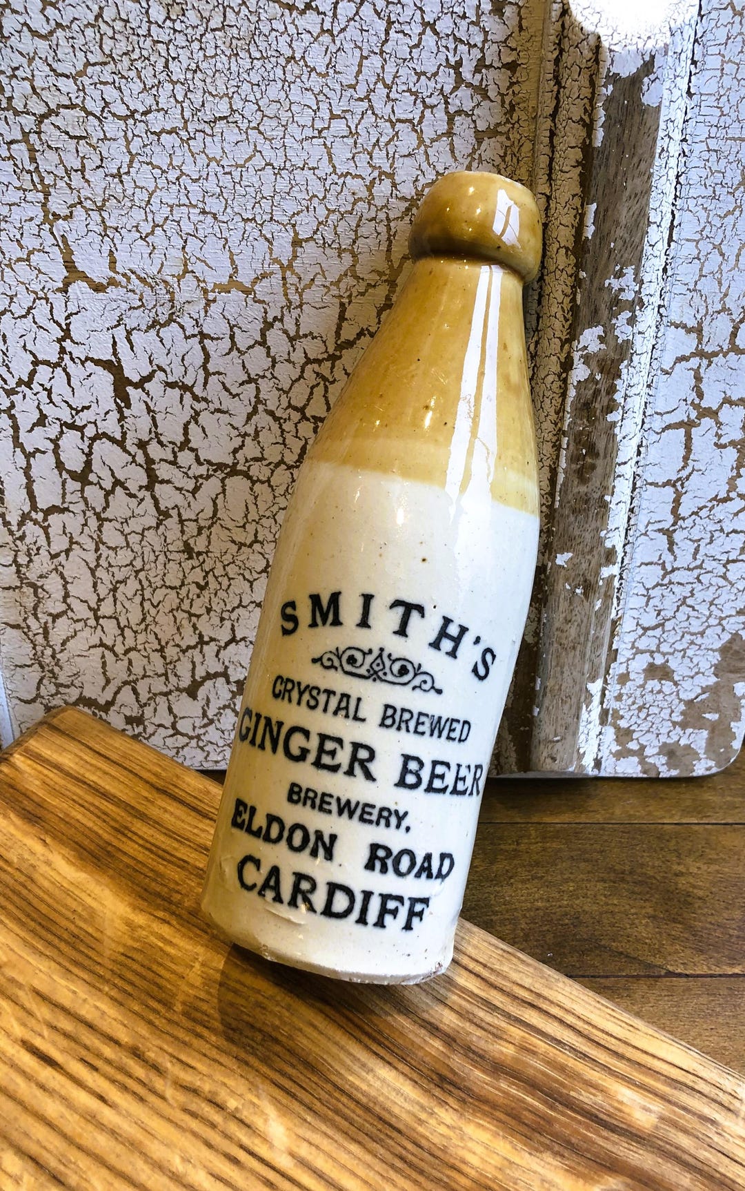 Vintage Stoneware Bottle / Smith's Crystal Brewed Ginger Beer Brewery ...