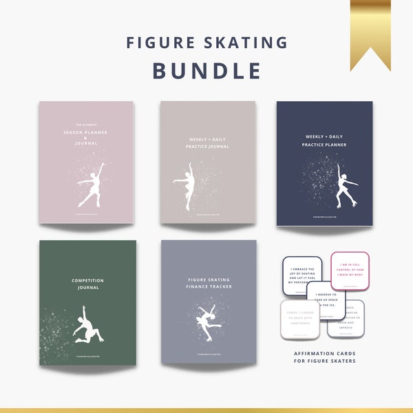 Eiskunstlauf Bundle - Kalender & Notizbücher für Eiskunstläufer - Eiskunstlauf Geschenke