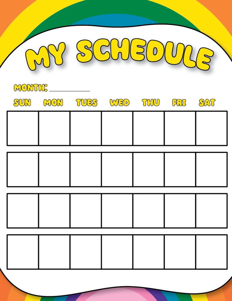 Colorful Back to School Checklist - Etsy