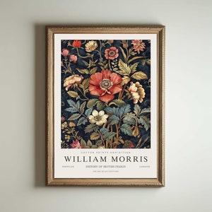 William Morris Druck, Kew Gardens Druck, London Druck, William Morris Poster, Vintage Wandkunst, Blumenkunst, Vintage Poster