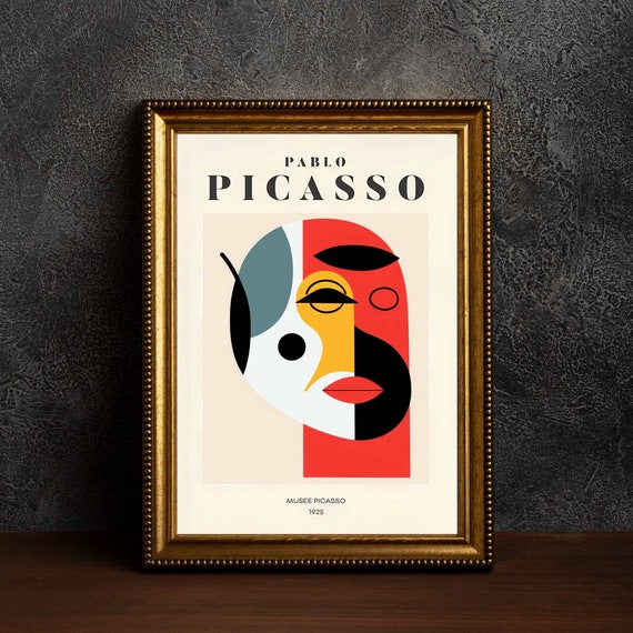 Picasso Art Poster, Picasso Wall Art, Picasso Exhibition Print