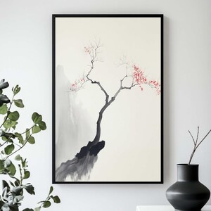 Wabi Sabi Print, Japanisches Poster, Vintage Japanische Kunst, Wabi Sabi Gemälde, Japanische Kunst Leinwand, Wabi Sabi Wandkunst, Minimalistisches Dekor