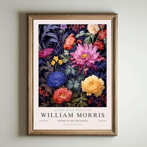 William Morris Druck, Kew Gardens Druck, London Druck, William Morris Poster, Vintage Wandkunst, Blumenkunst, Vintage Poster