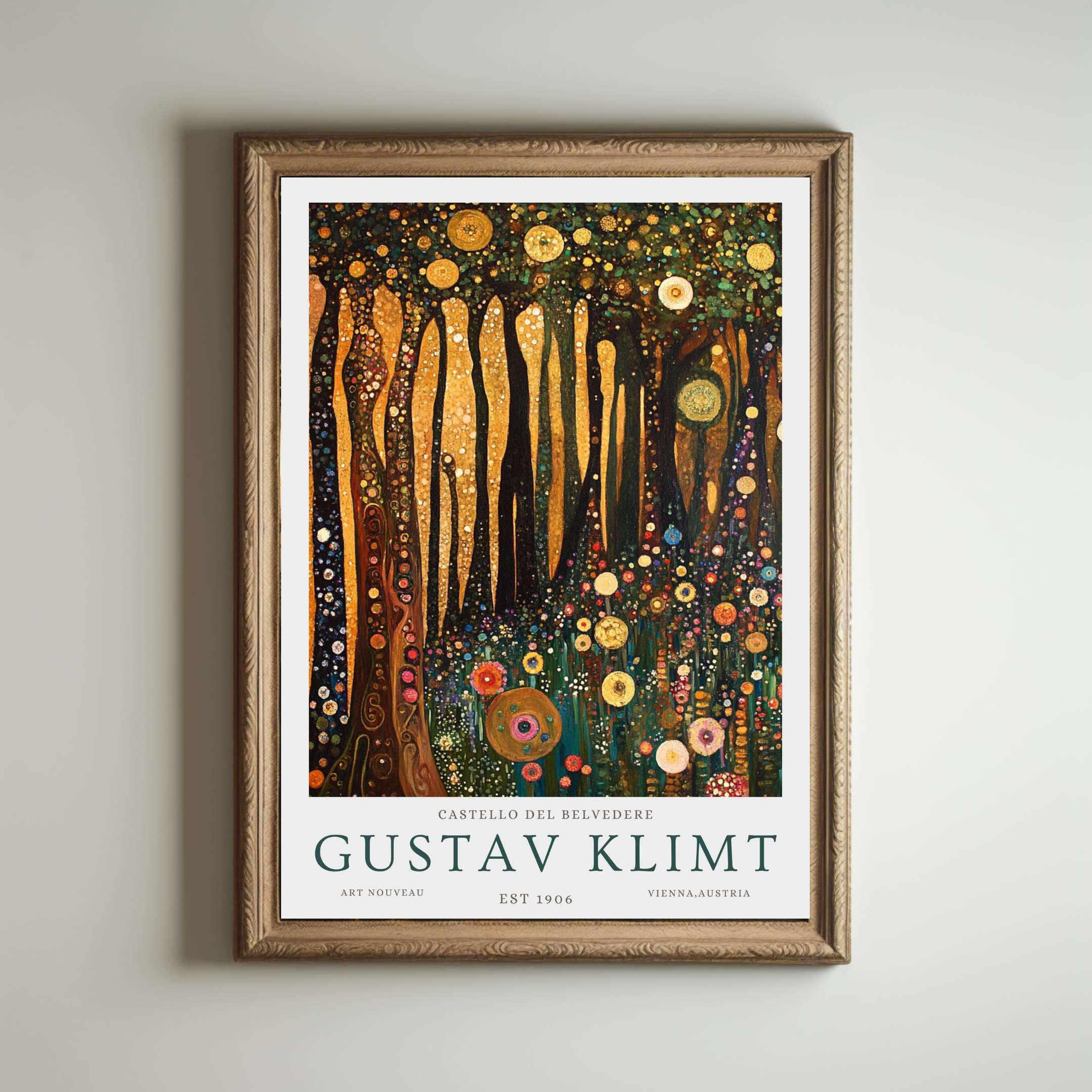 グスタフ・クリムトの版画、クリムト美術館のポスター、グスタフ