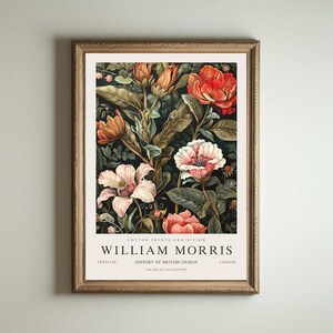 William Morris Druck, Kew Gardens Druck, London Druck, William Morris Poster, Vintage Wandkunst, Blumenkunst, Vintage Poster