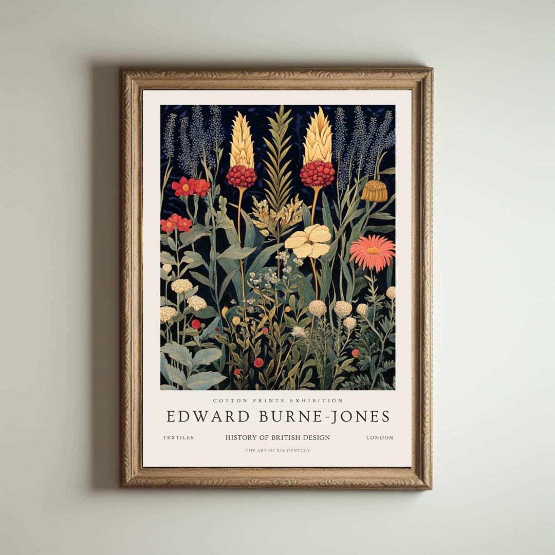 Edward Burne Jones, Burne-jones Print, Kew Gardens Painting
