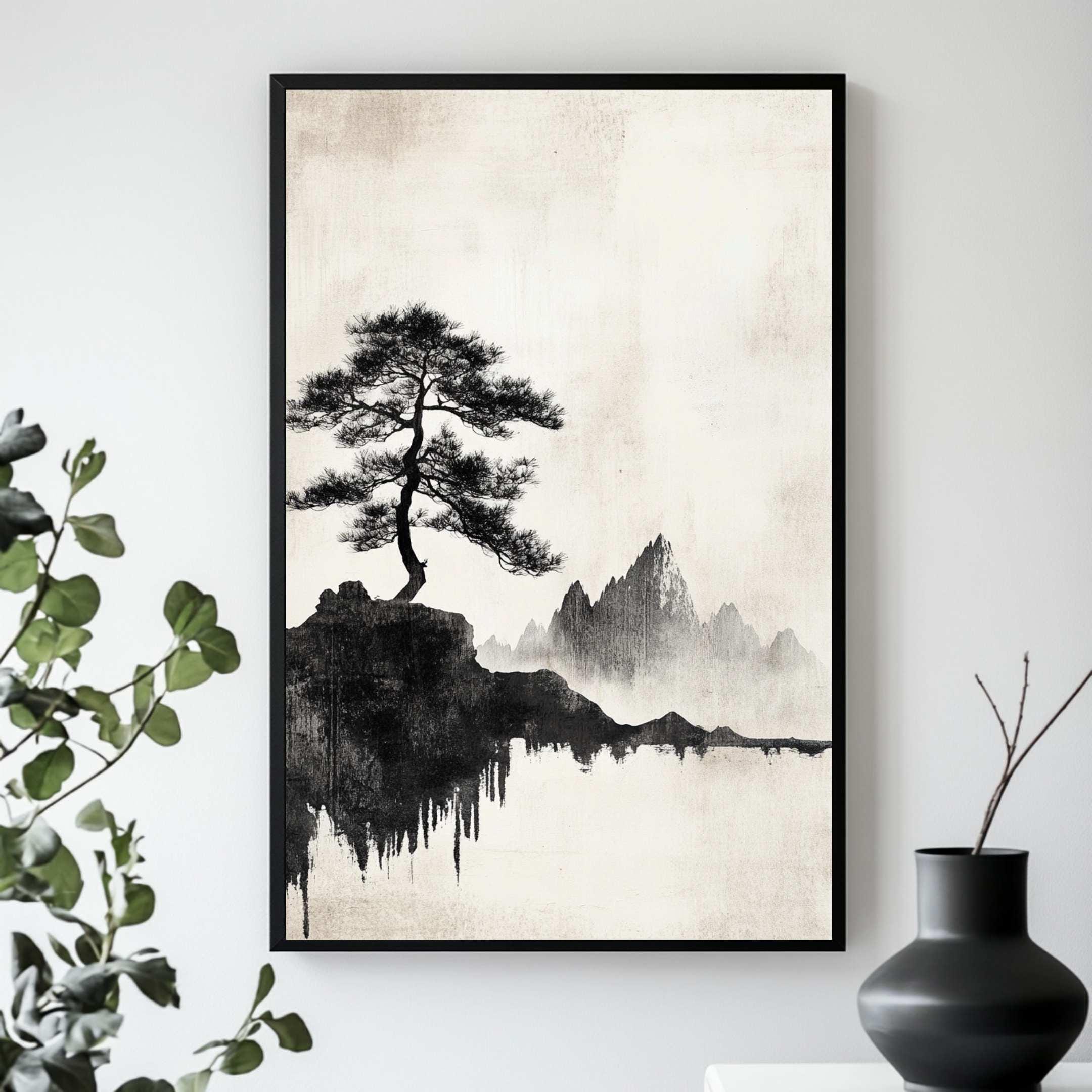 Wabi Sabi Print, Japanese Poster, Vintage Japanese Art, Wabi Sabi