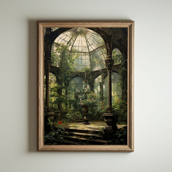 Greenhouse Art| Baroque Botanical Renaissance Wall Decor