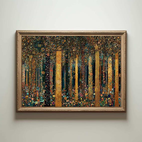 Gustav Klimt Print, Klimt Museum Poster, Gustav Klimt Poster