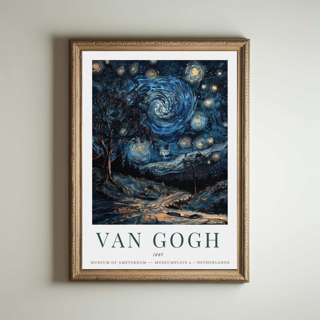 Van Gogh Print | Vincent Van Gogh Poster | Van Gogh Wall Art Print ...