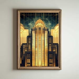 1920er Jahre Art Deco Poster, Art Deco Druck, Art Deco Wandkunst, Art Deco Stil, Maximalist Jugendstil Dekor, lustiges Badezimmer Dekor